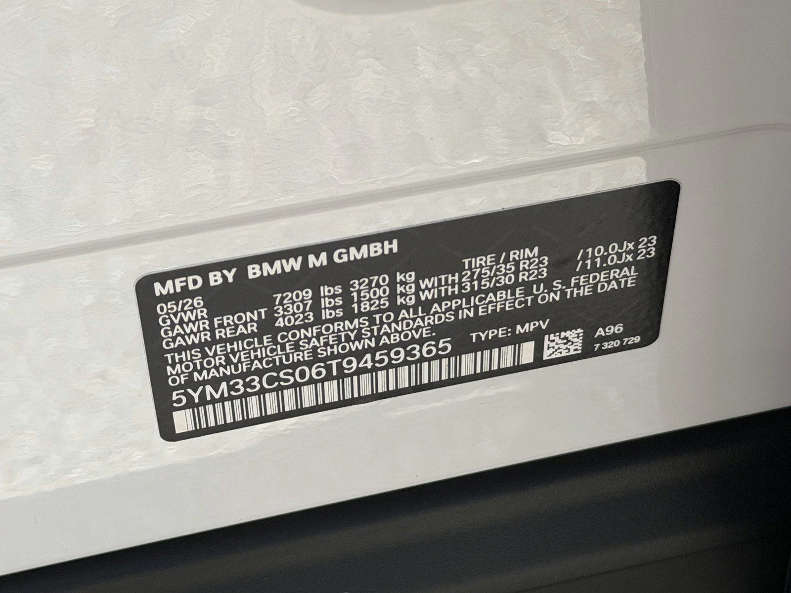 New 2026 Mineral White Metallic BMW Label image 39