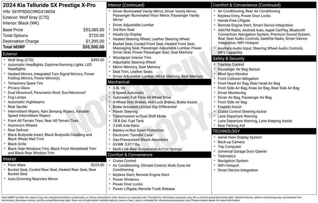 Used 2024 Gray Kia SX-Prestige X-Pro image 16