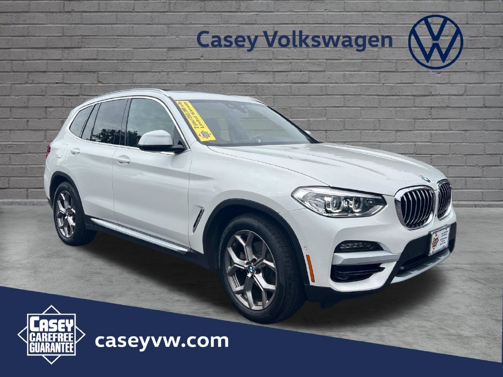Used 2021 Mineral White Metallic BMW xDrive30i image 1
