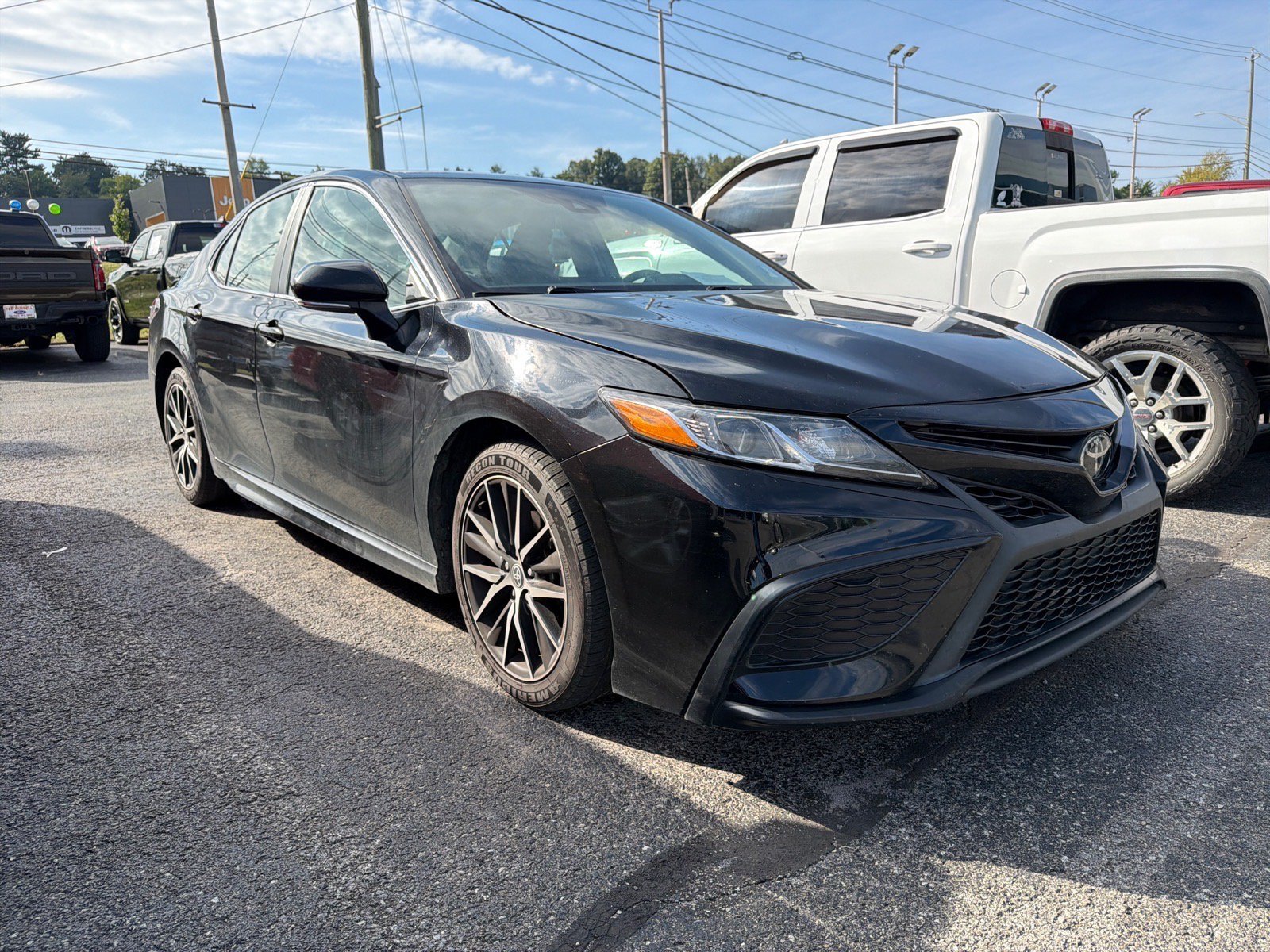 Used 2024 Black Toyota SE image 3