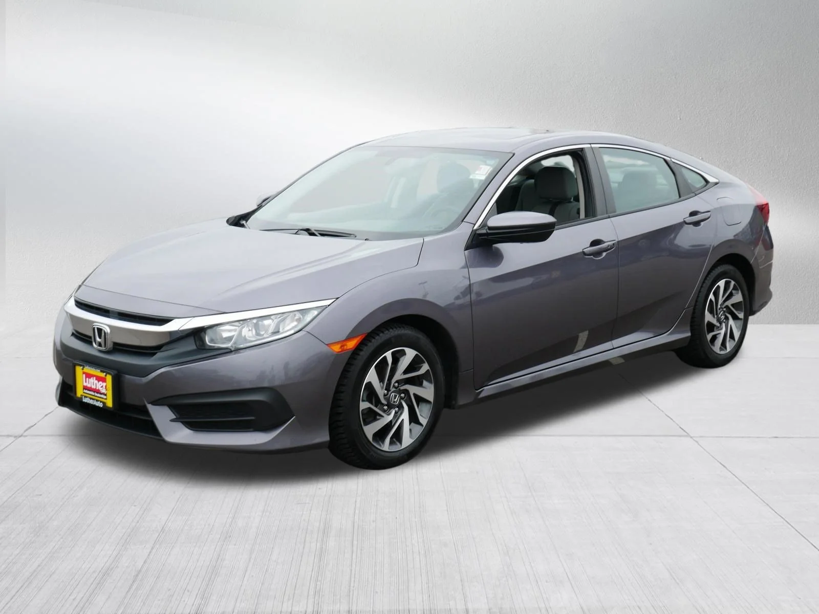 Certified Used 2018 Modern Steel Metallic Honda EX image 3