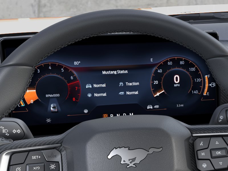 New 2026 Orange Fury Metallic Tri-coat Ford EcoBoost® Convertible image 21