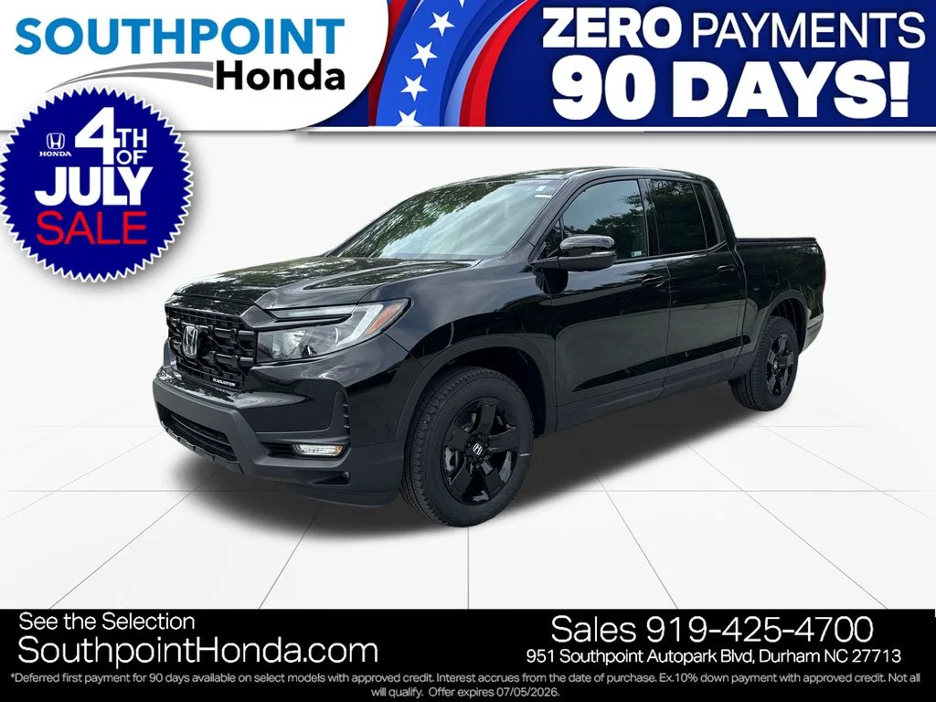 New 2026 Crystal Black Pearl Honda Black Edition image 3