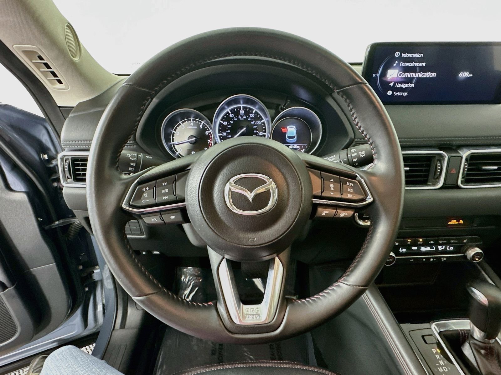 Used 2022 Gray Mazda 2.5 S Carbon Edition One Owner Sunroof Radar Cruise image 11