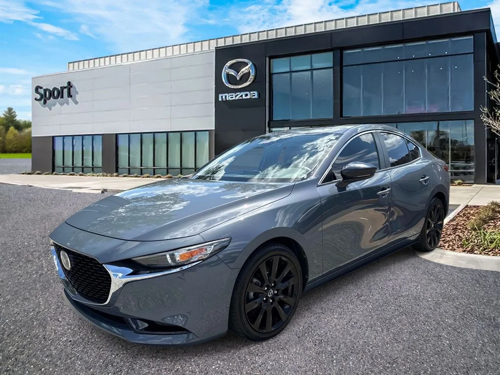 Used 2022 Gray Mazda Carbon Edition image 8
