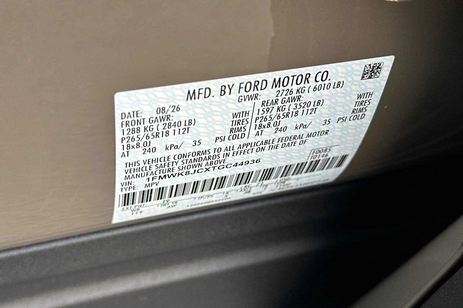 New 2026 Marsh Gray Ford Tremor® image 26