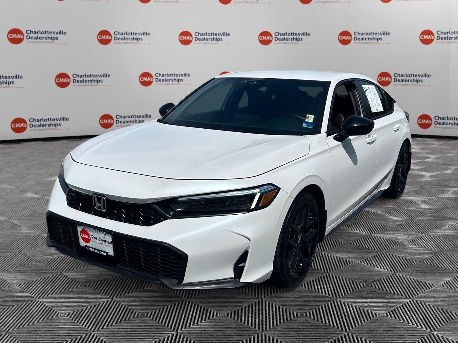 Used 2025 Platinum White Pearl Honda Sport image 1