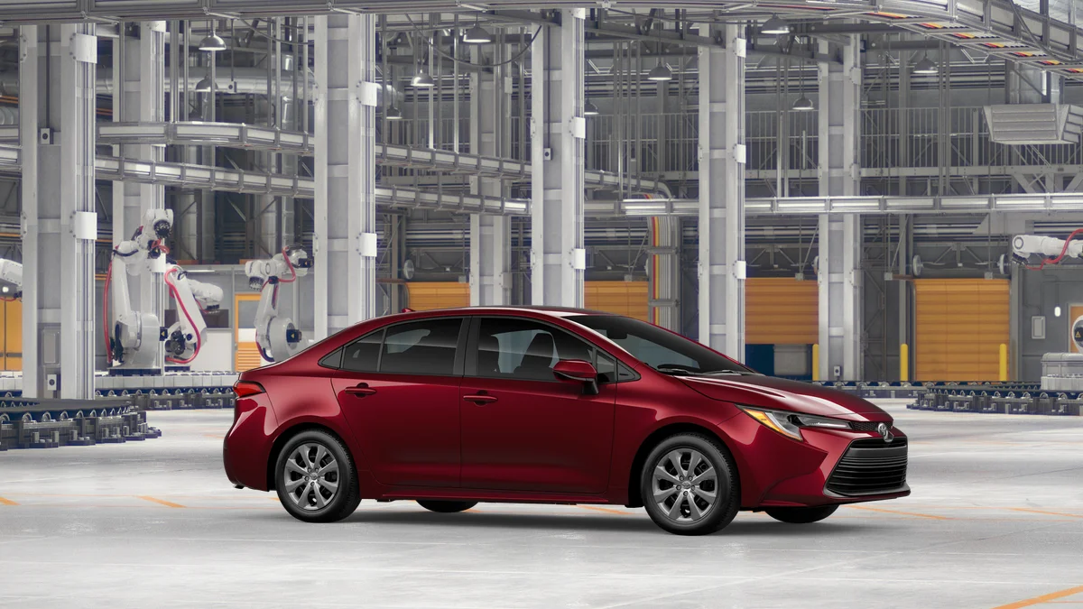 New 2026 Ruby Flare Pearl Toyota LE image 13