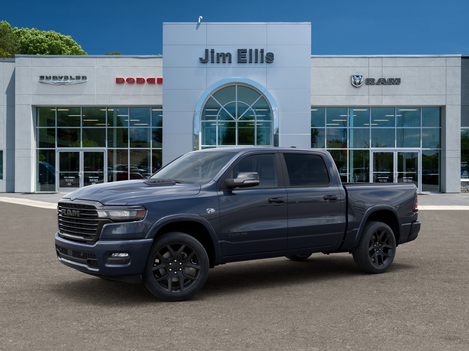 New 2026 Forged Blue Metallic Exterior Paint RAM Laramie image 28