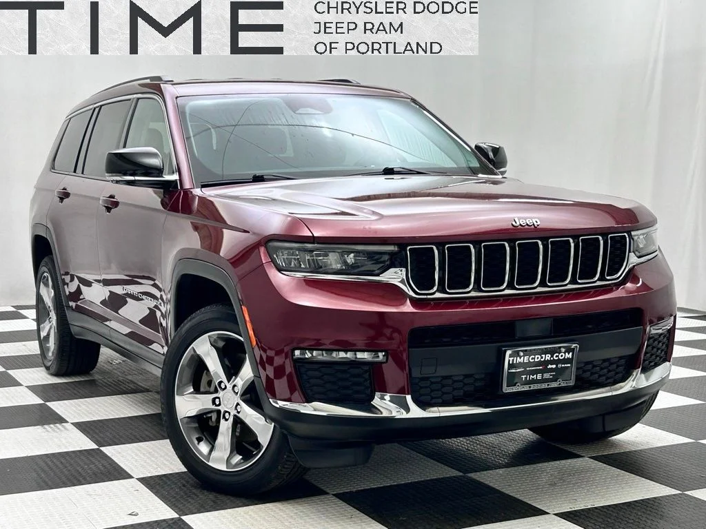 Used 2021 Red Jeep Limited image 1