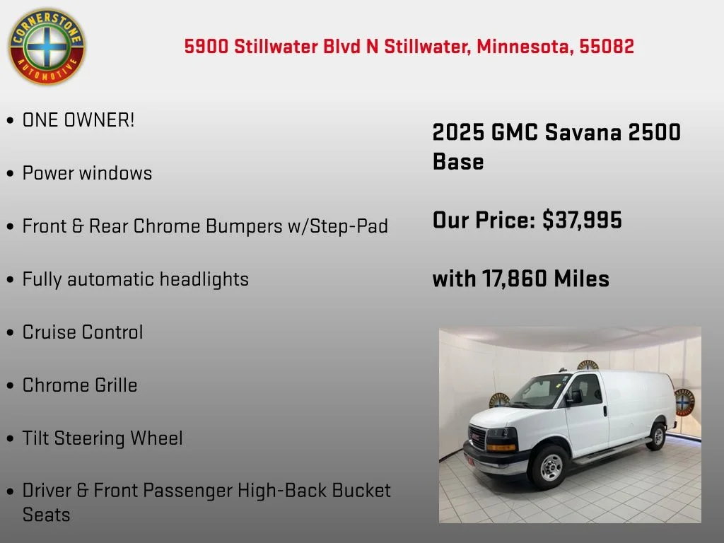 Used 2025 White GMC Work Van image 10