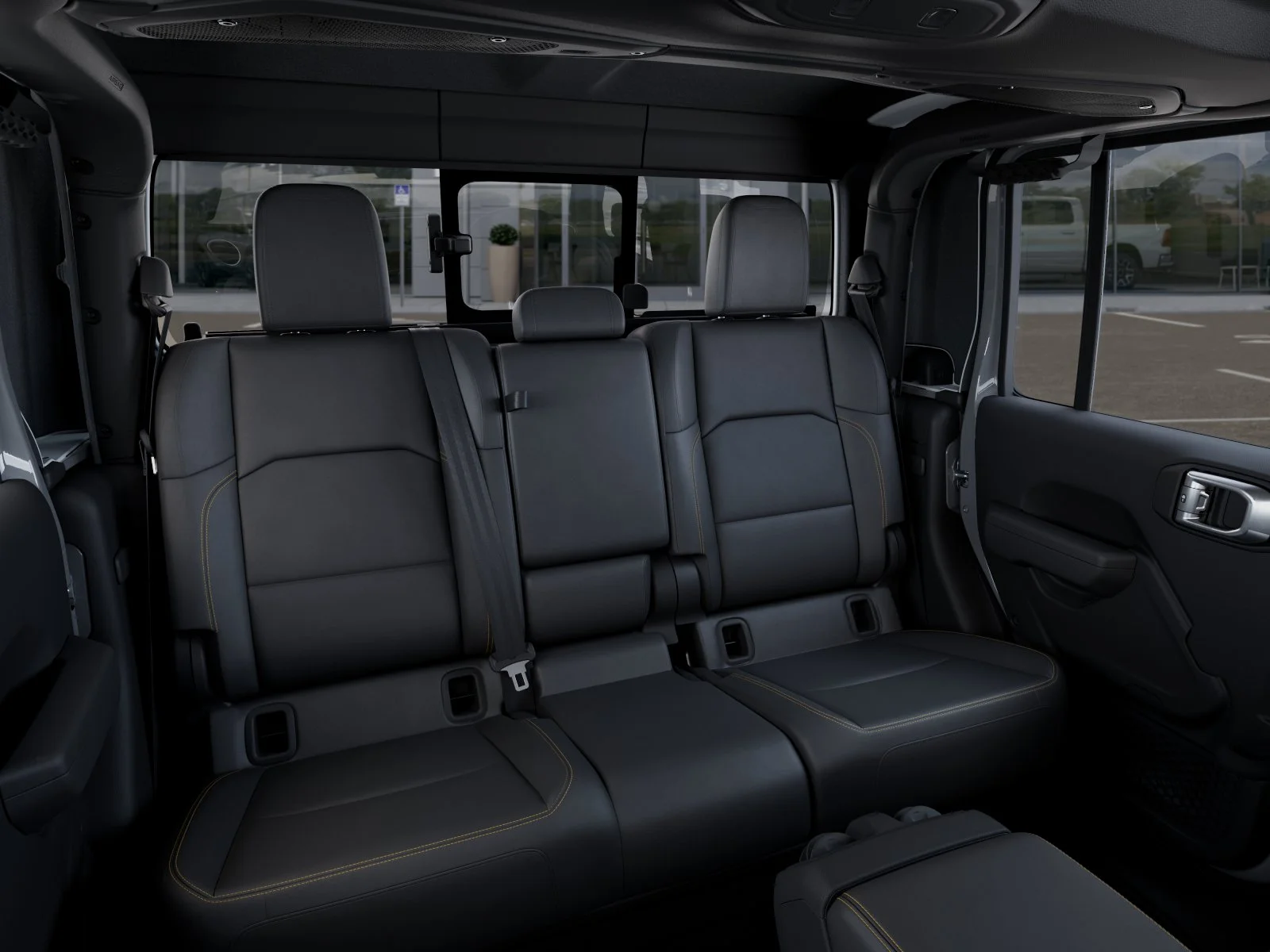 New 2026 Bright White Clear-Coat Exterior Paint Jeep Sahara image 15