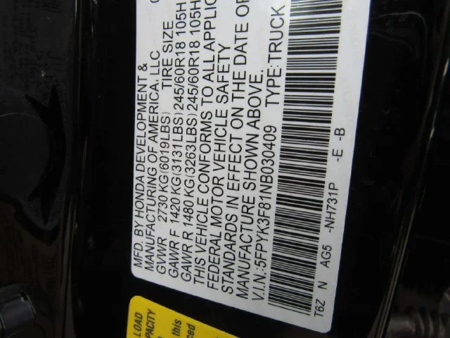 Certified Used 2022 Crystal Black Pearl Honda AWD BLACK EDITION image 29
