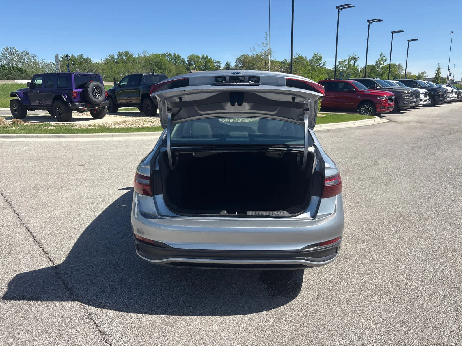 Used 2024 SILVER Volkswagen S image 11