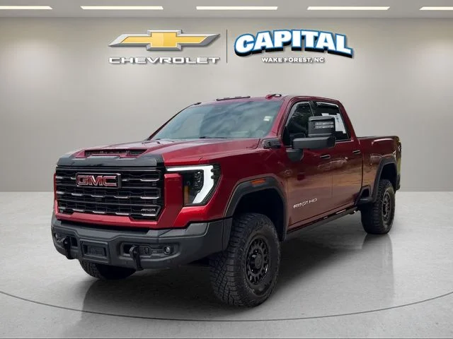 Used 2025 Red GMC AT4X image 1