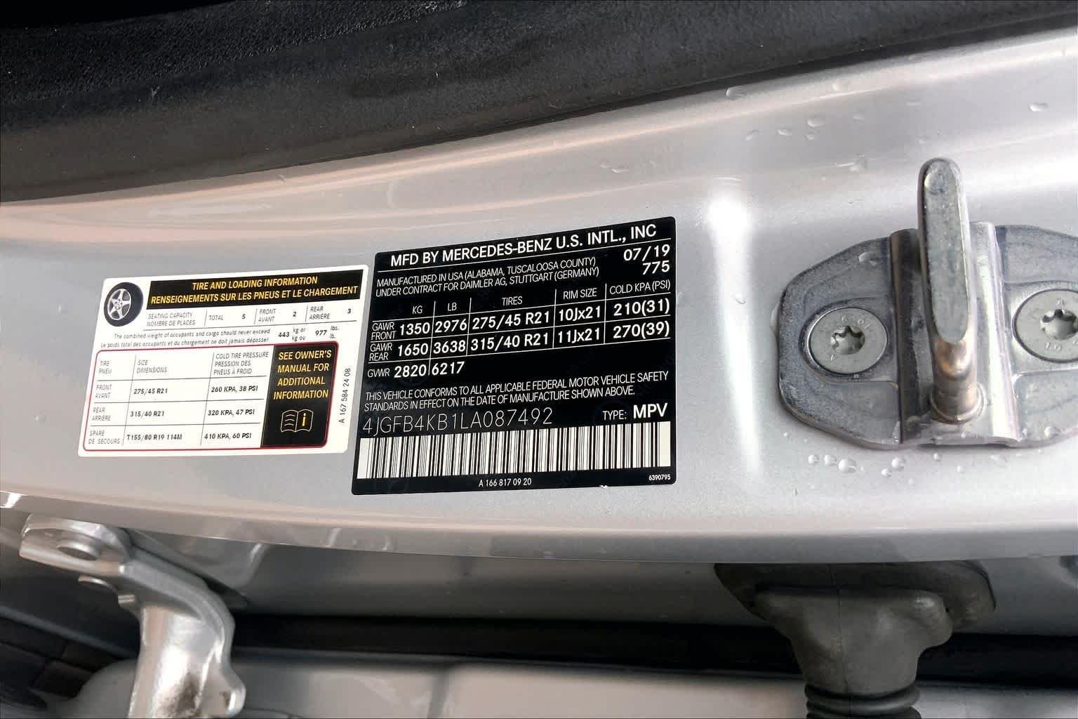 Used 2020 Iridium Silver Metallic Mercedes-Benz GLE 350 image 32