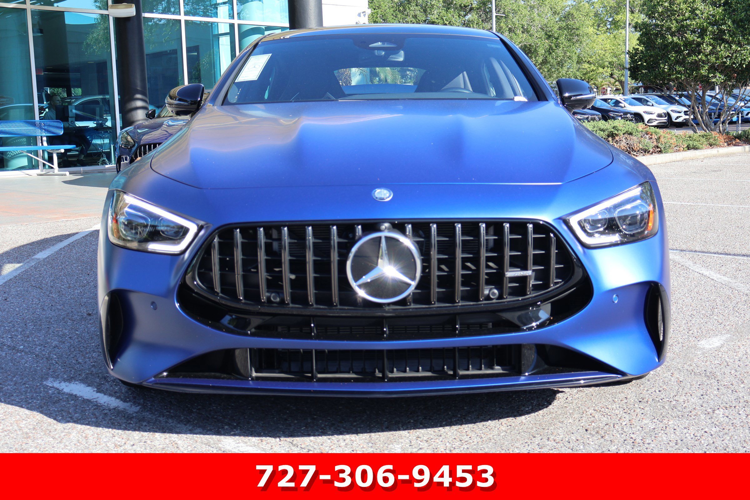 Certified Used 2025 MANUFAKTUR Starling Blue Magno Mercedes-Benz AMG® GT 63 S E Performance image 14