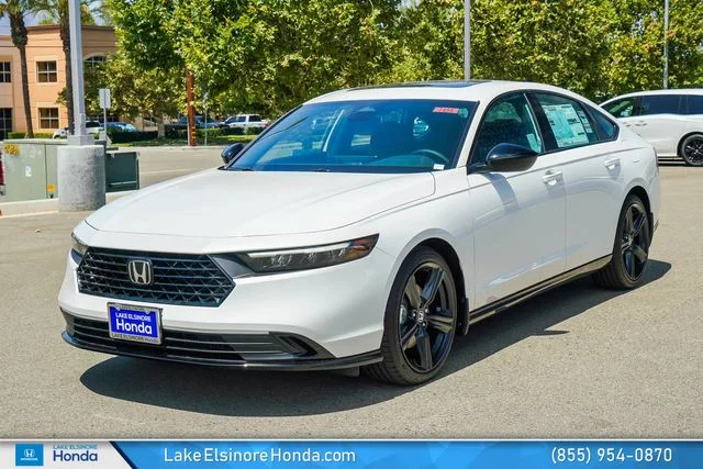 New 2026 Platinum White Pearl Honda Sport-L Hybrid image 4