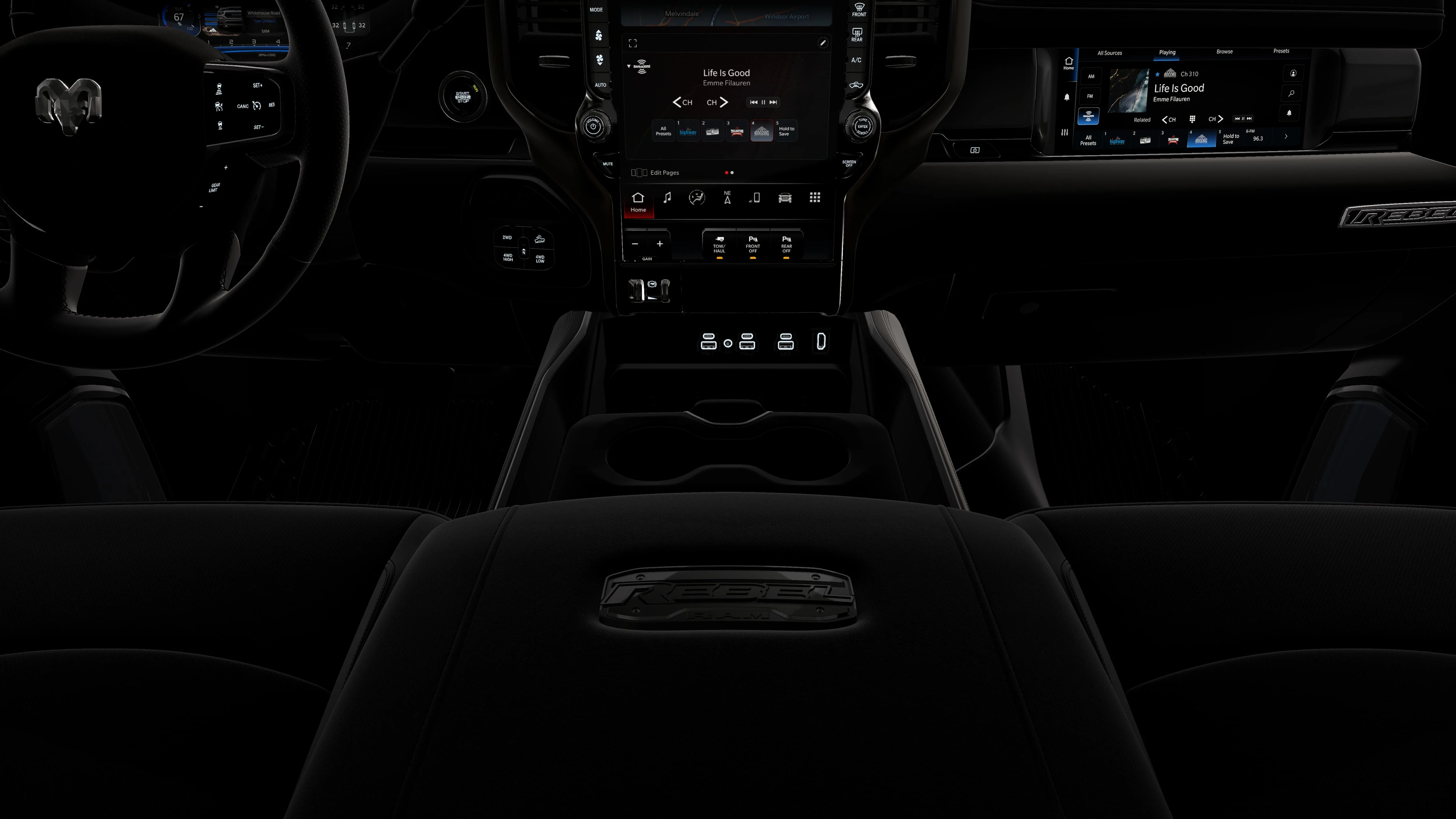 New 2026 Forged Blue Metallic Exterior Paint RAM REBEL image 17