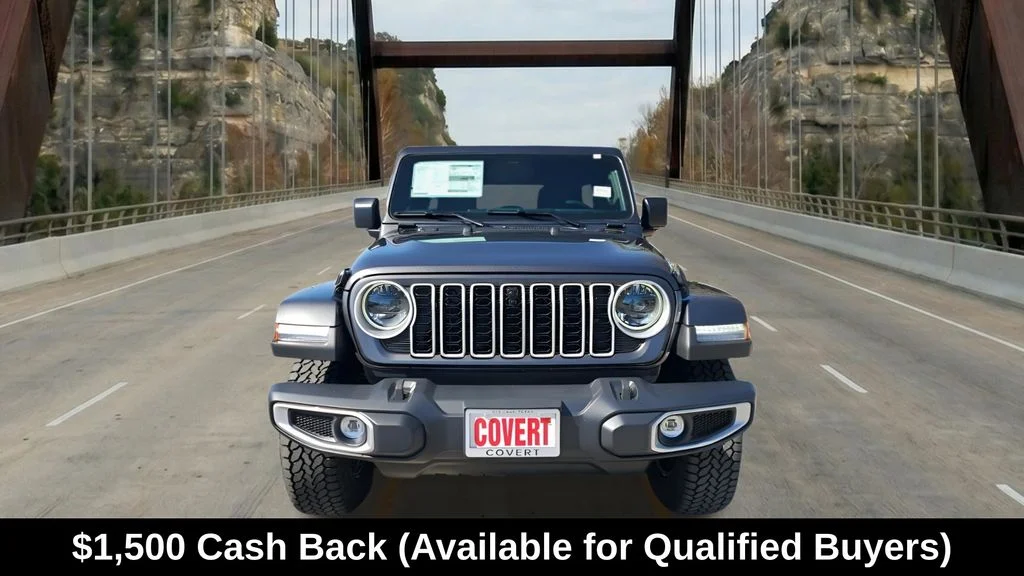 New 2026 Granite Crystal Metallic Clear-Coat Exterior Paint Jeep Sahara image 2