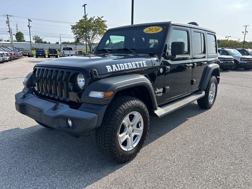 Used 2020 Black Clearcoat Jeep Unlimited Sport S image 8