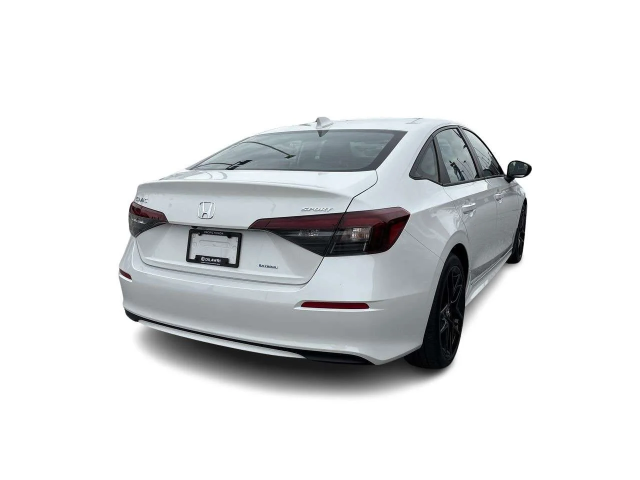 Used 2025 Platinum White Pearl Honda Sport eCVT Sedan Certified Pre-Owned   No Accident image 13