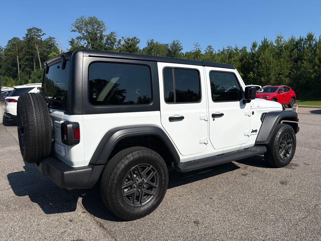 Used 2024 Bright White Clearcoat Jeep Sport S image 21
