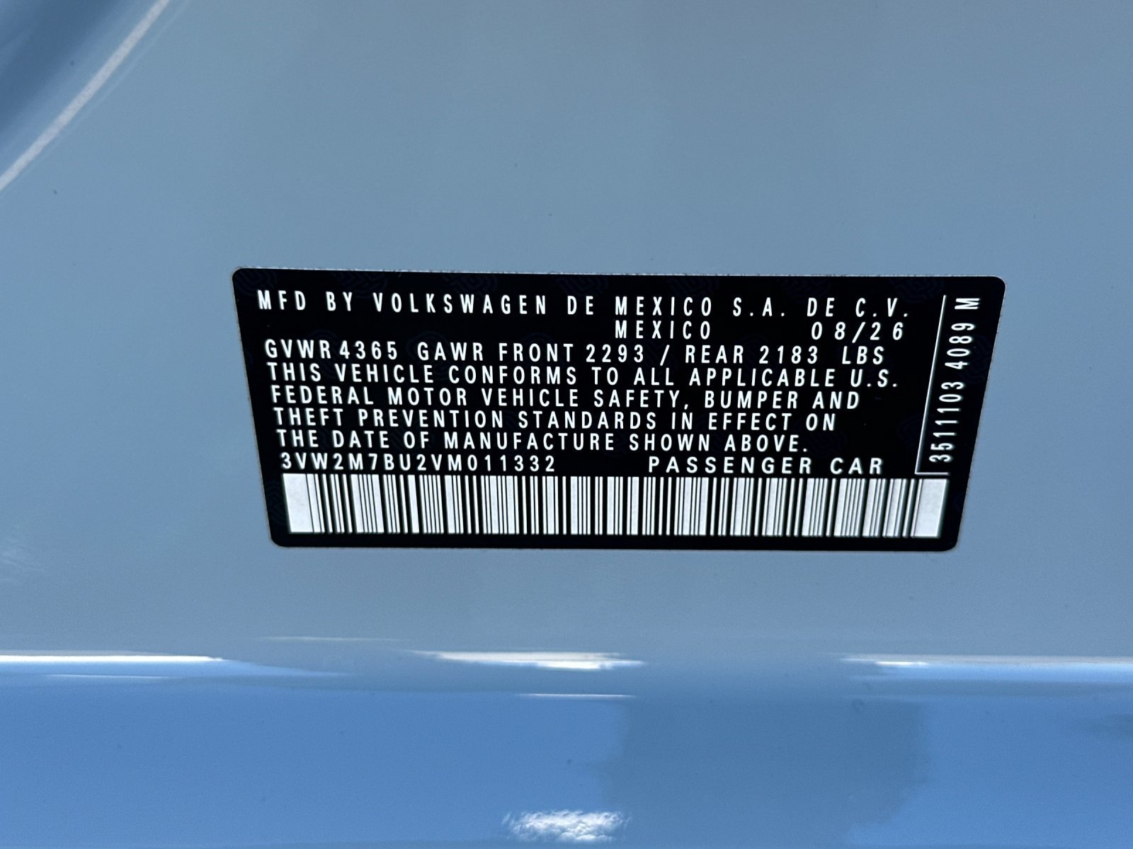 New 2027 Monument Gray Volkswagen 2.0T Autobahn image 25
