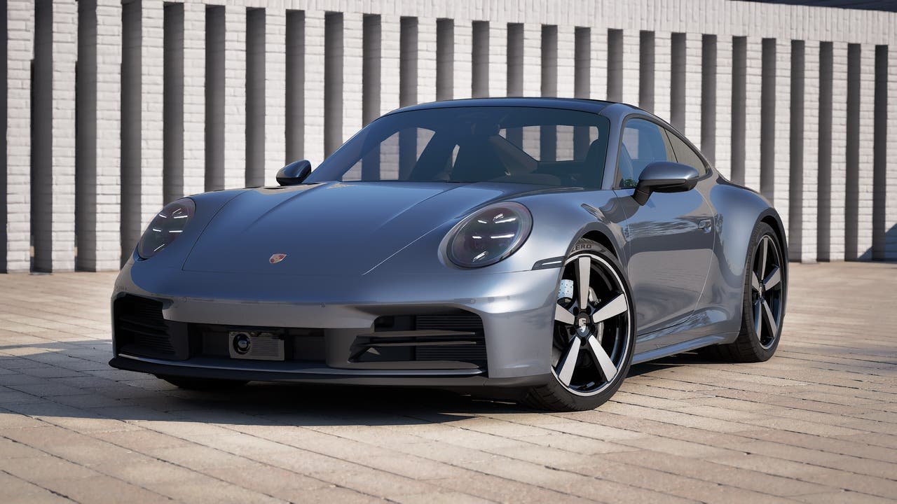 New 2026 Vanadium Grey Metallic Porsche Carrera image 1