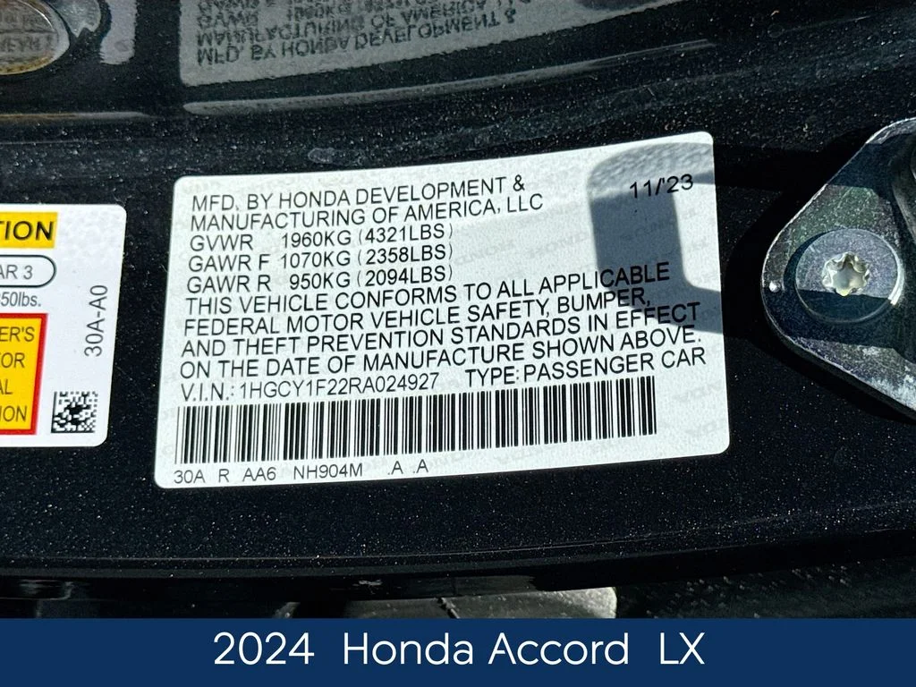 Used 2024  Honda LX image 20