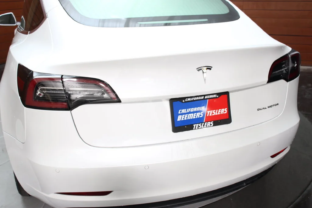 Used 2020 Pearl White Multi-Coat Tesla Long Range image 25