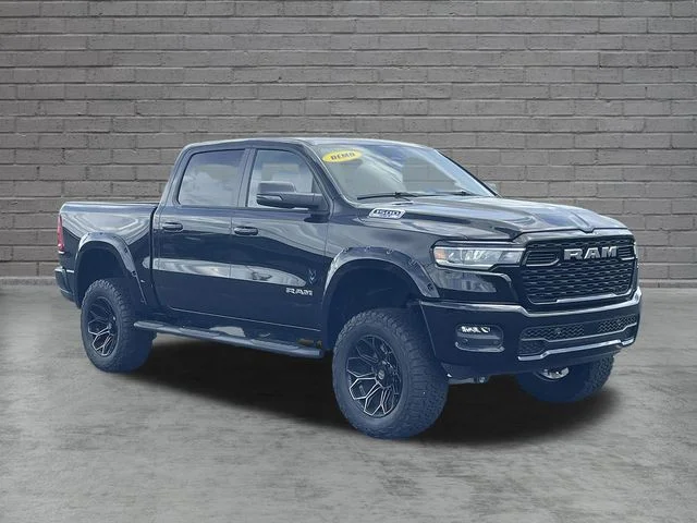 New 2025 Diamond Black Crystal Pearl-Coat Exterior Paint RAM Big Horn/Lone Star image 1