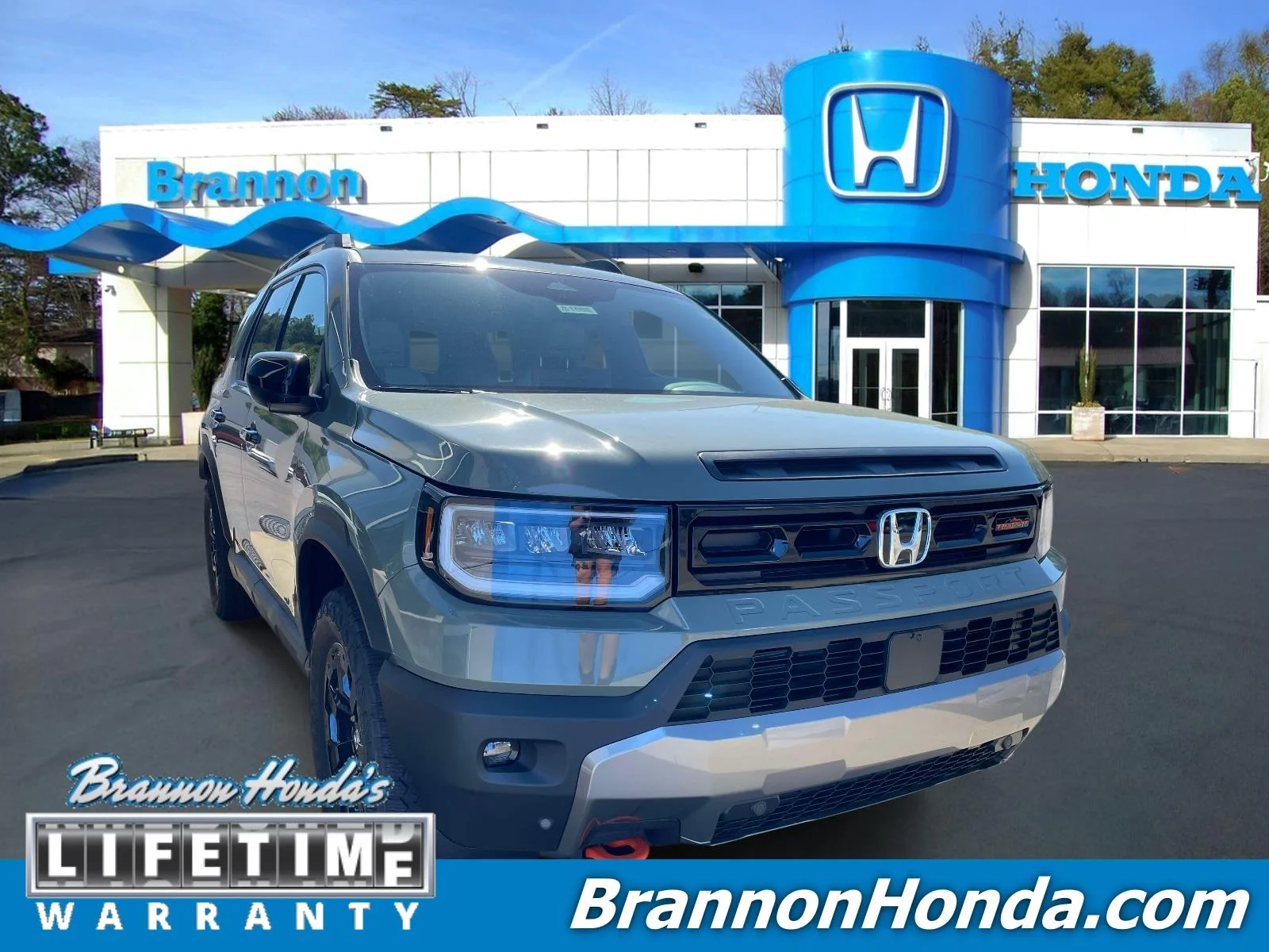 New 2026 ASH GREEN METALLIC Honda TRAILSPORT ELITE S image 1