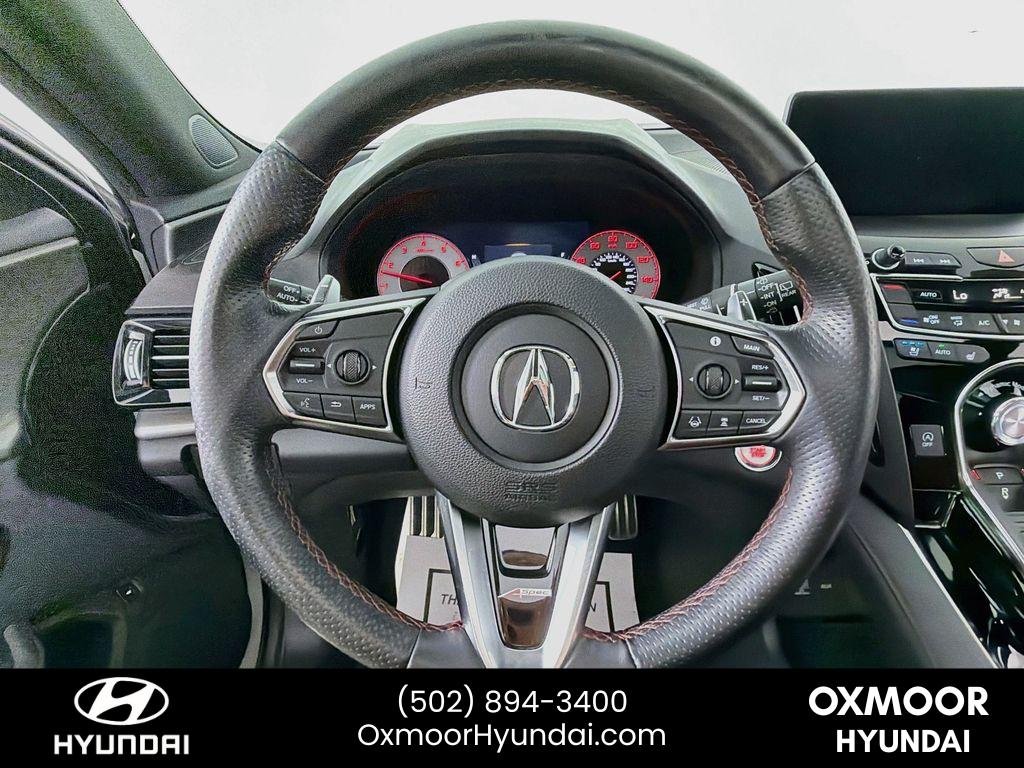 Used 2021 Platinum White Pearl Acura w/A-Spec Package image 11