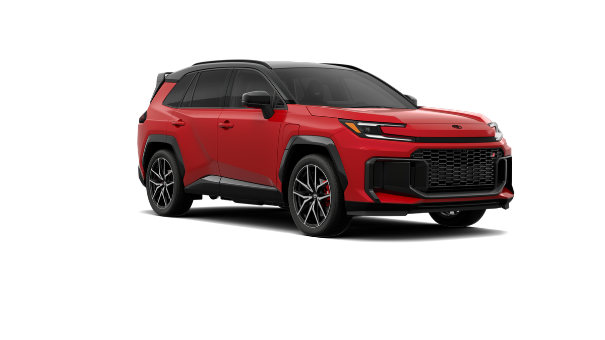 New 2026 Supersonic Red with Midnight Black Metallic roof Toyota GR SPORT image 15