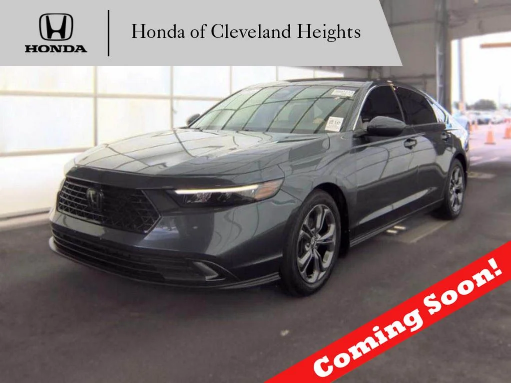 Used 2023 Meteorite Gray Metallic Honda EX image 1
