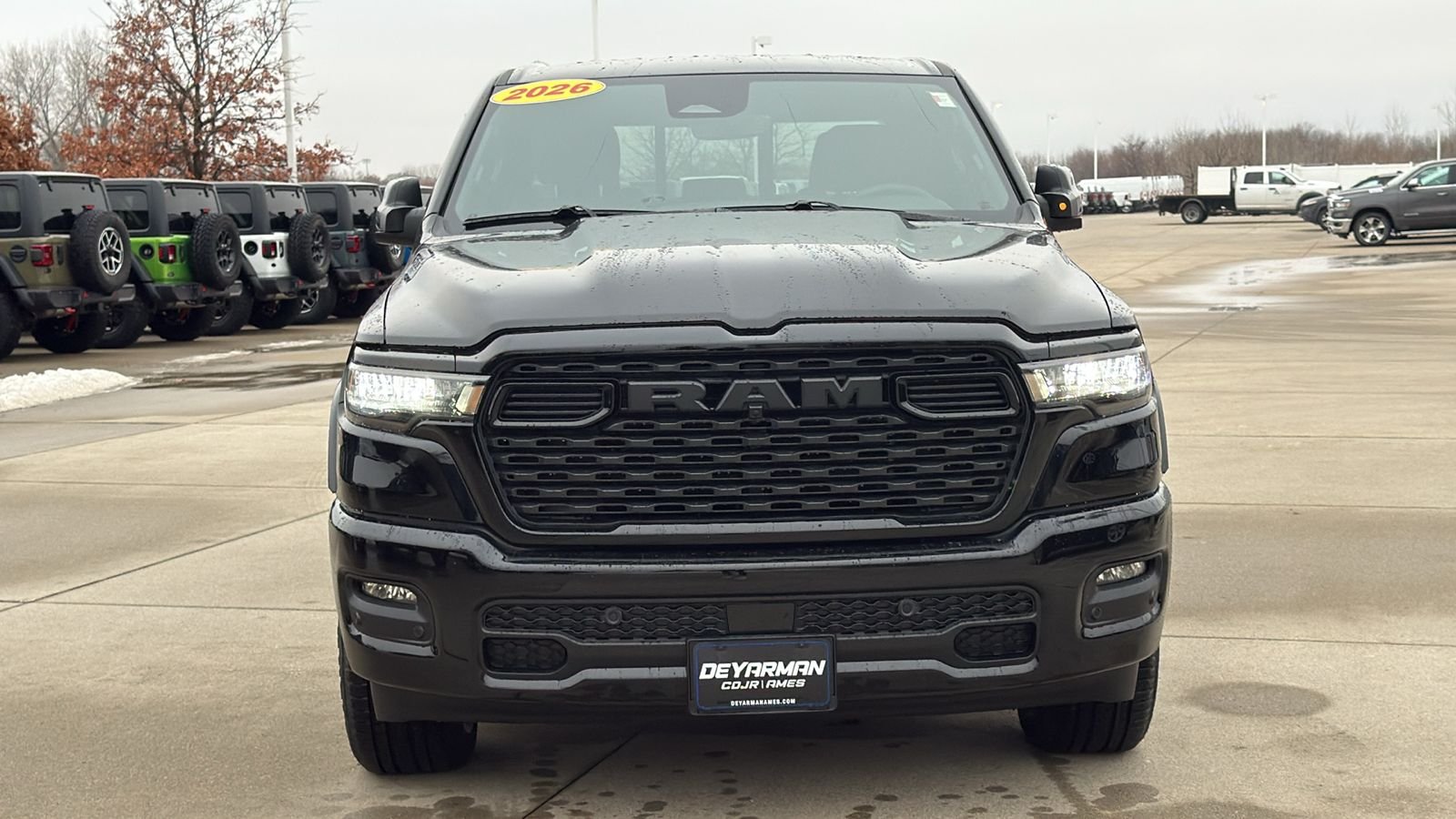 New 2026 Diamond Black Crystal Pearlcoat RAM Big Horn/Lone Star image 2
