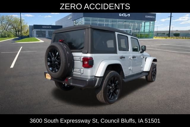 Used 2023 Silver Jeep Sahara 4xe image 8