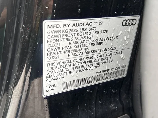 Used 2023 Black Metallic Audi 55 Premium Plus image 17