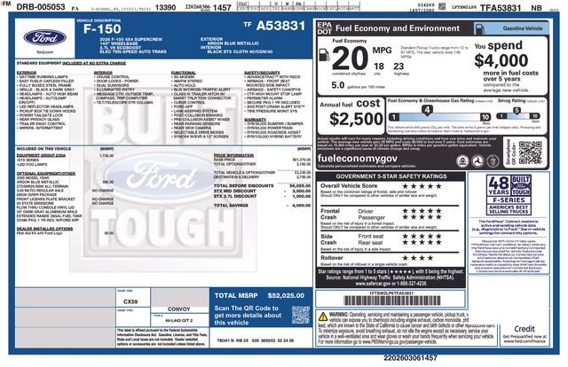 New 2026 Argon Blue Metallic Ford STX® image 30