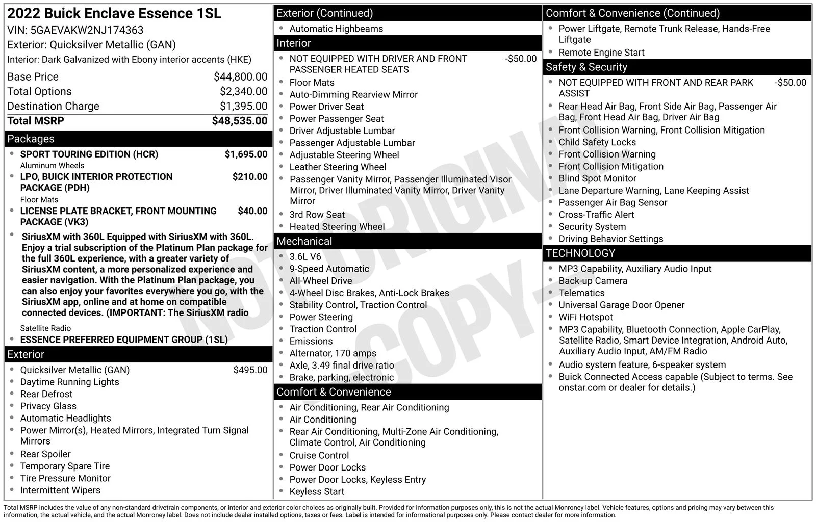 Certified Used 2022 Silver Buick Essence image 6