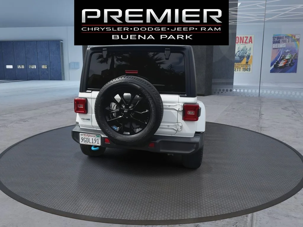 Certified Used 2023 White Jeep Sahara 4xe image 7