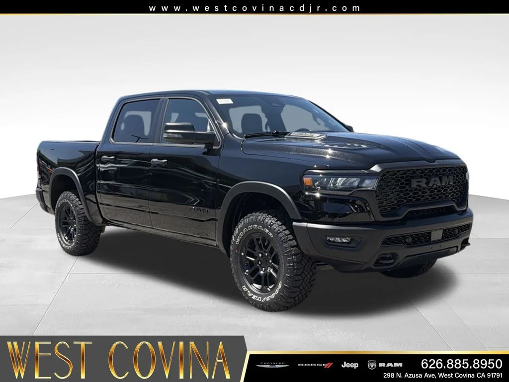 New 2026 Diamond Black Crystal Pearl-Coat Exterior Paint RAM Rebel image 5