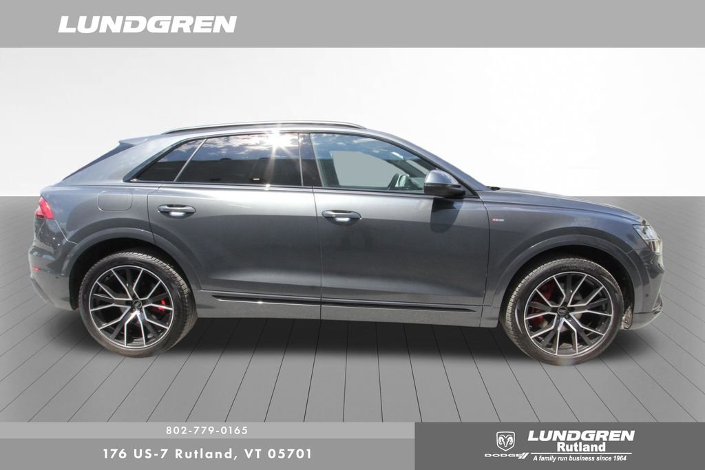Used 2021 Gray Audi 55 Prestige image 2