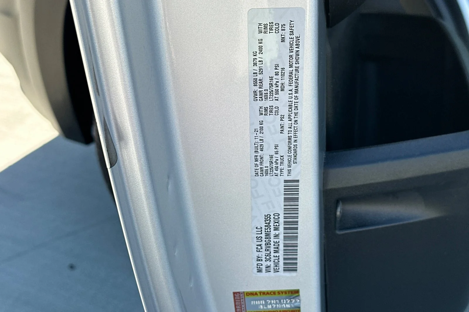 Used 2021 SILVER METALLIC Ram  image 26