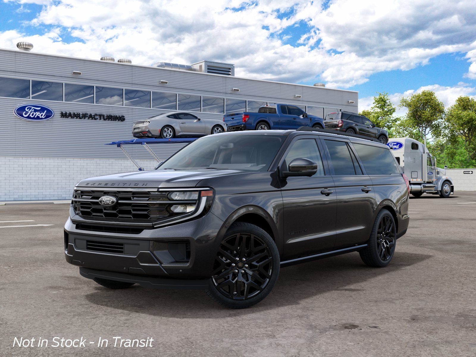 New 2027 Dark Matter Gray Metallic Ford MAX Platinum image 2
