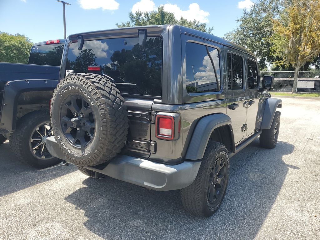 Used 2022 Gray Jeep Unlimited Willys image 4