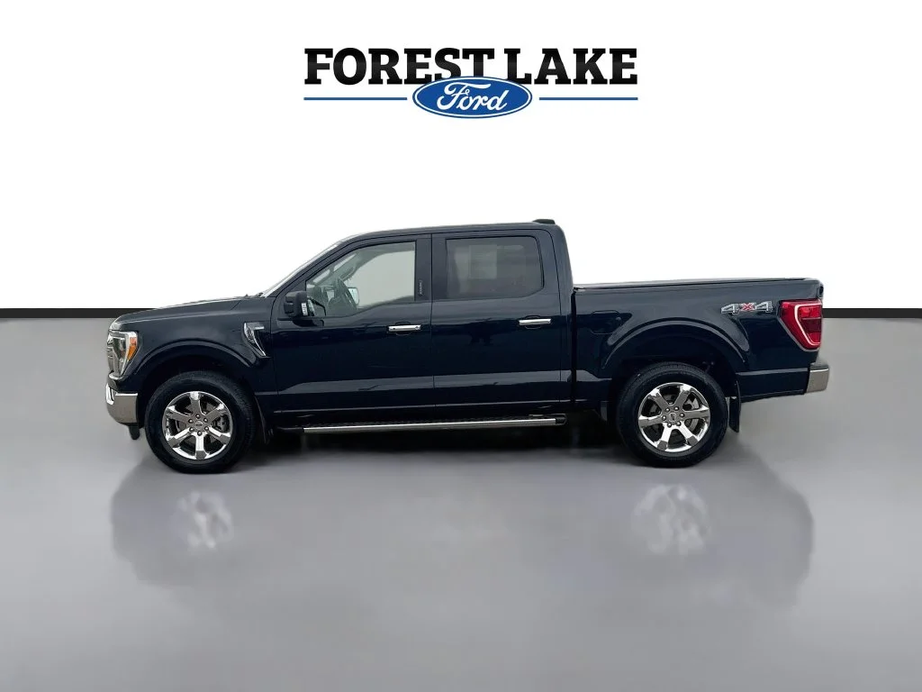 Certified Used 2021 Antimatter Blue Metallic Ford XLT image 4
