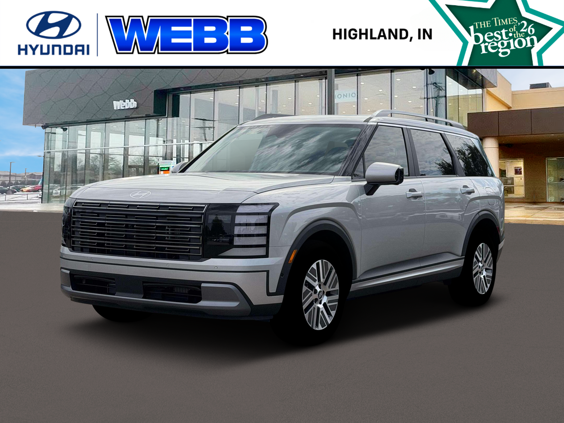 New 2026 Silver Hyundai SEL Premium 7P image 1
