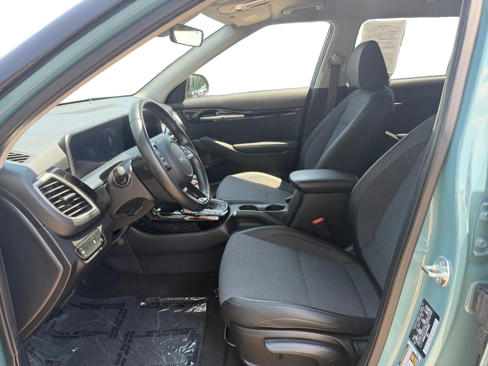 Used 2024 Pluton Blue/Black Roof Kia S image 8